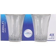 Set of 4 Transparent Amalfi Glasses