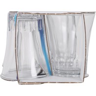 Set of 4 Transparent Amalfi Glasses