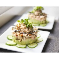 Round Stainless Steel Plating Server 6x4.5cm Quttin