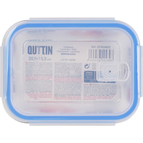 Rectangular Lunch Box Durable Hermetic Seal