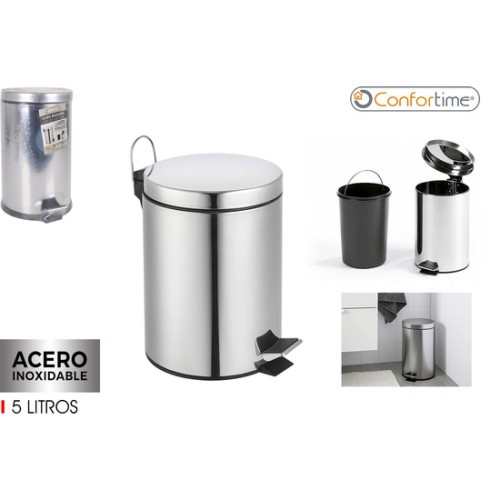 5L Metal Waste Bin with Pedal