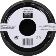 Melamine Ashtray 11cm Black Privilege