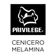 Melamine Ashtray 11cm Black Privilege