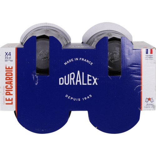 Set de 4 Vasos 31cl Gris Picardie