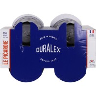 Set de 4 Vasos 31cl Gris Picardie