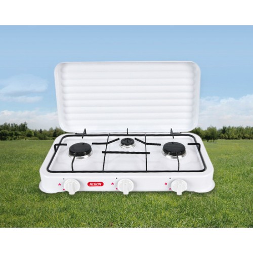 3 Burner Gas Stove with Lid Algon