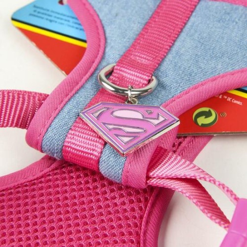 Superman Pink XS/XXS Dog Harness