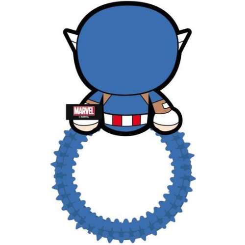Avengers Captain America Blue Dog Chew Toy