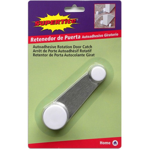 Rotating Adhesive Door Stop White