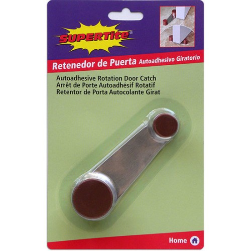 Rotating Adhesive Door Stop Brown