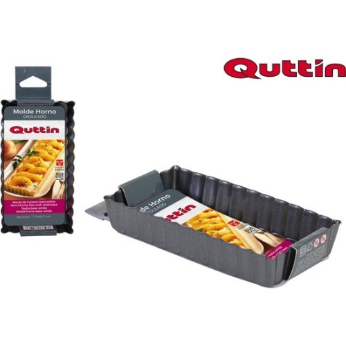 Rectangular Wavy Oven Mold 11.5x6x2cm Quttin