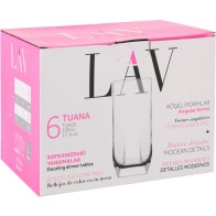 Set of 6 Refreshing Glasses 330cc Tuana