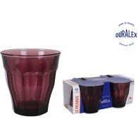 Set of 4 Picar Glasses 25cl Purple/Cranberry