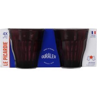 Set 4 Vasos 25cl Picar Morado/Cranberry