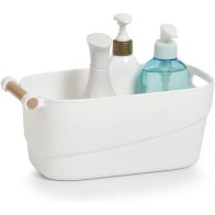 Multi-Purpose Basket with Wooden Handles for Organized Living