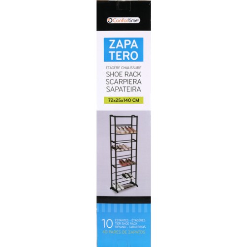 40 Pair Metal Shoe Rack Perfect for Organization