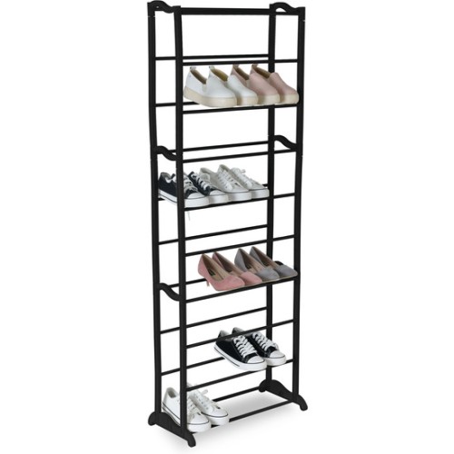 40 Pair Metal Shoe Rack Perfect for Organization