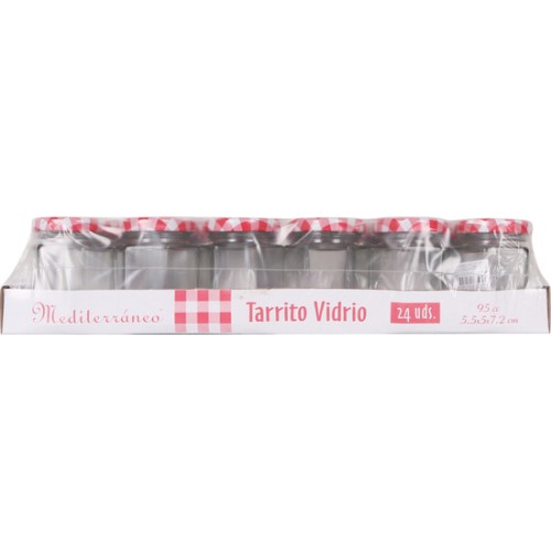 Tarrito de Vidrio Multiusos 95cc Mediterráneo