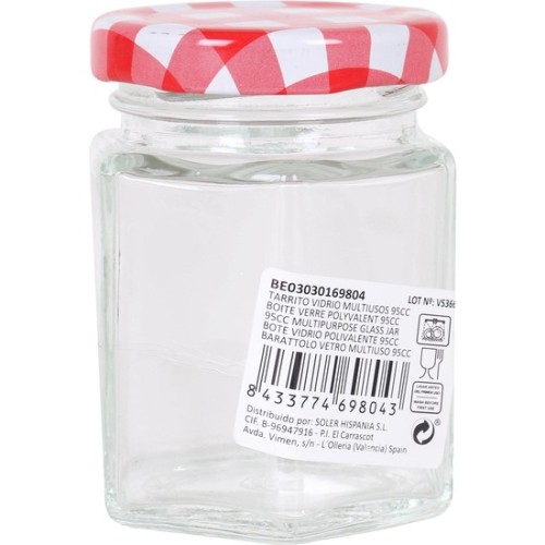 Mediterranean Multi-Purpose Glass Jar 95cc