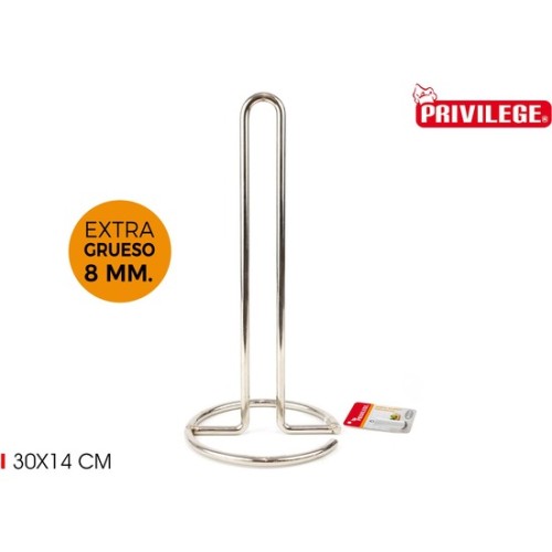 Portarrollos Cocina Metal 30x14cm Diseño Duradero