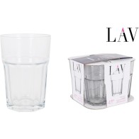 Set 4 Vasos Refresco 365cc Aras