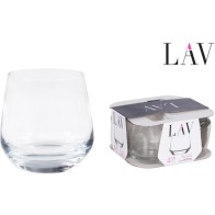 Set 4 Vasos Whisky 345cc Lal - Perfectos para Espirituosos