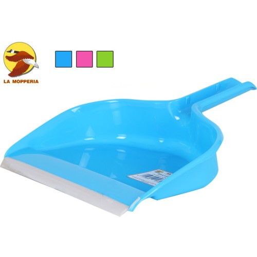 Colorful Assorted Dustpan with Rubber 23x30.5cm