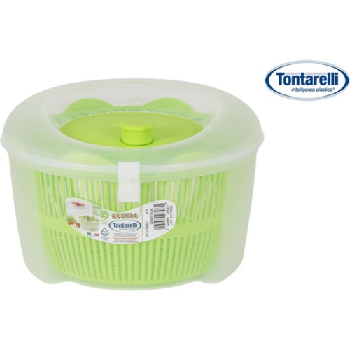 4.5L Salad Spinner Rucola/Trans + Green