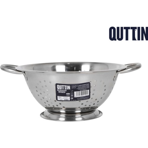 Stainless Steel Colander with Handles 24cm - Quttin