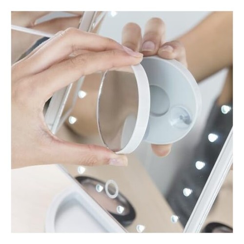 Espejo LED de Aumento 4 en 1 Innovagoods