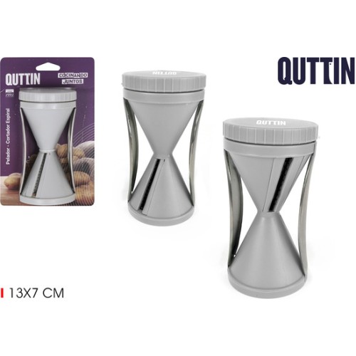 Pelador Espiral Quttin - Perfecto para Guarniciones Decorativas