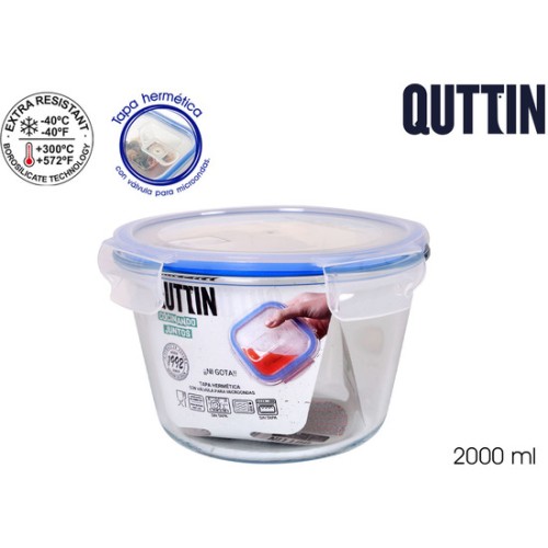 Round High Bowl 20.5x20.5x13cm with Valve Quttin