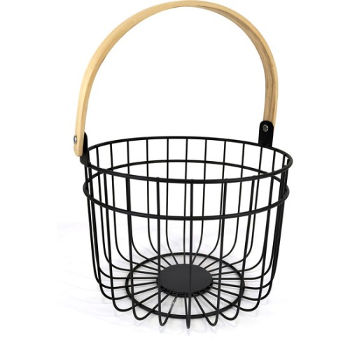 Rustic Round Organizer Basket by Quttin