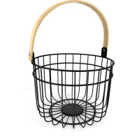 Rustic Round Organizer Basket by Quttin
