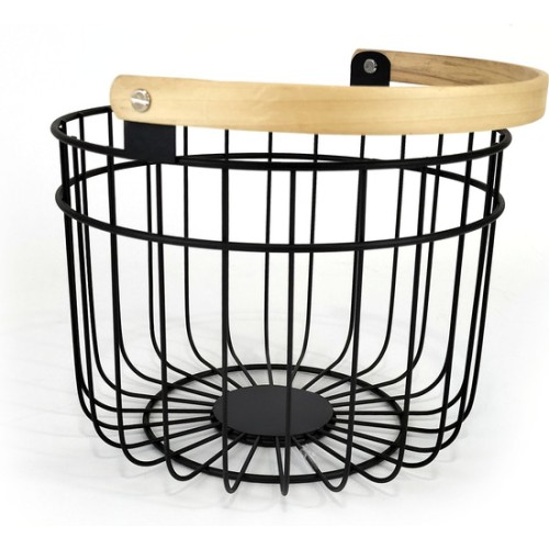 Rustic Round Organizer Basket by Quttin