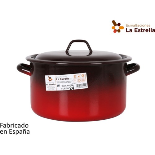Olla Recta con Tapa 24cm - 5.7L Fuego