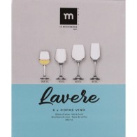 Set 6 Copas Vino 295cc 'Lavere' MD