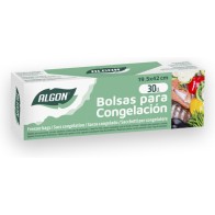 Set de 30 bolsas de congelación 19.5x42cm algon