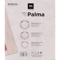 Vajilla Redonda 18pcs Palma Md