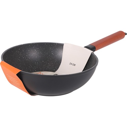 Wok 24cm Alum. Forj. Full Doha Quttin