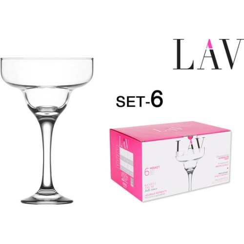Set de 6 Copas Margarita Misket 300cc