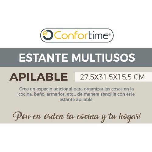 Estante Plegable 27.5x31.5x15.5cm Confortime