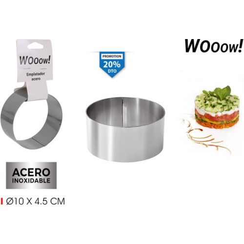 Herramienta De Emplatado Inox Precisión Mango Rojo