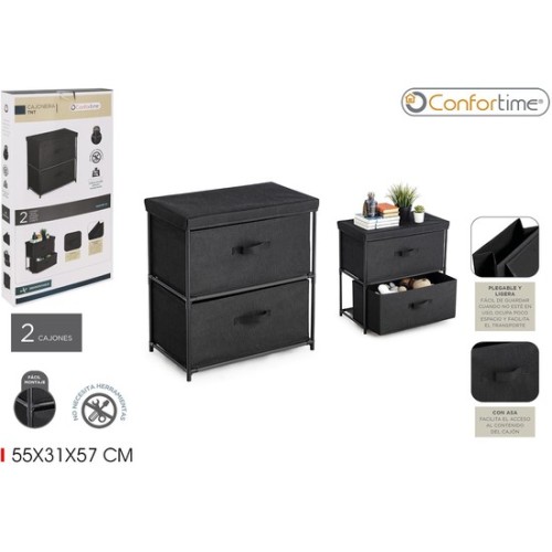 Cajonera TNT 2 Cajones 55x30x50cm Confortime