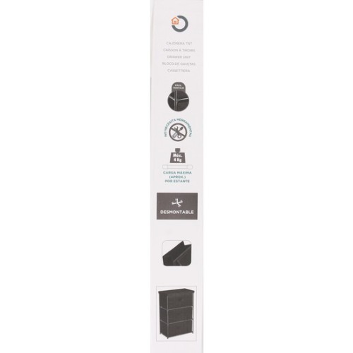 Cajonera TNT 3 Cajones 55x30x75cm Confortime