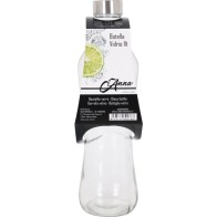 Glass Bottle with Metal Cap 1L Anna