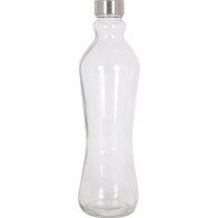 Glass Bottle with Metal Cap 1L Anna