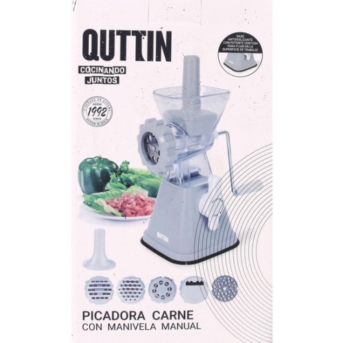 Picadora de Carne con Manivela Quttin