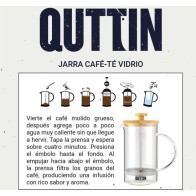 Quttin 350ml Borosilicate Glass Coffee Pot