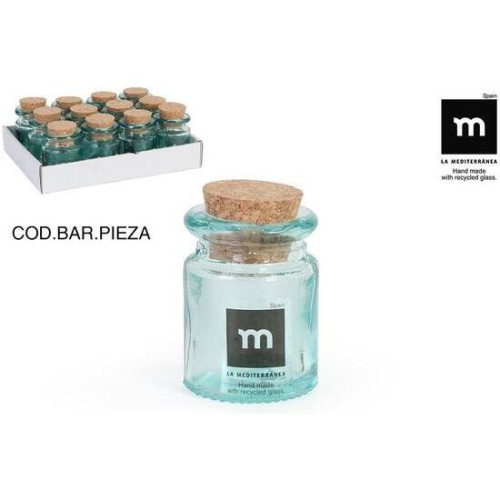 Miniature Glass Jar with Cork 5.5x4cm